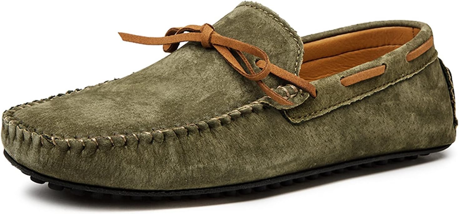 Мужские мокасины с резиновой подошвой, шнуровкой и узлом, замшевые, для вождения и прогулок LITNERMIA, зеленый
Мужские мокасины с резиновой подошвой, шнуровкой и узлом, замшевые, для вождения и прогулок LITNERMIA, зеленый
