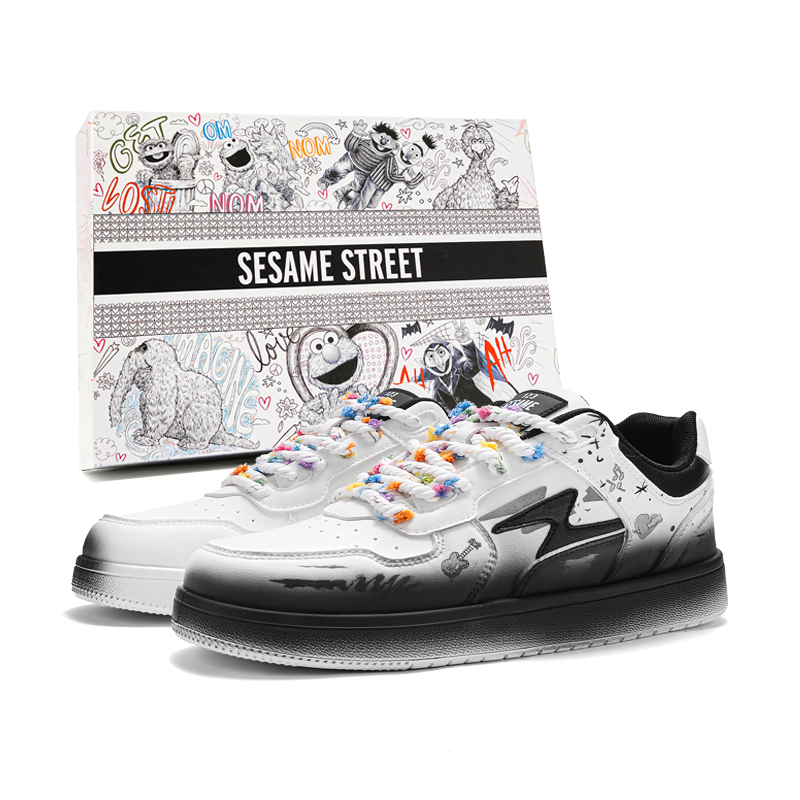 SESAME STREET Абразивостойкие, сбалансированные, легкие, дышащие, увеличивающие рост низкие скейтерские кроссовки унисекс бело-черные, цвет White Black
SESAME STREET Абразивостойкие, сбалансированные, легкие, дышащие, увеличивающие рост низкие скейтерские кроссовки унисекс бело-черные, цвет White Black