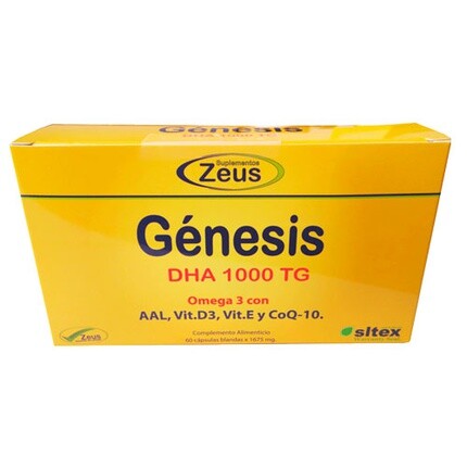 Genesis Dha Tg 1000 60 капсул Zeus
Genesis Dha Tg 1000 60 капсул Zeus