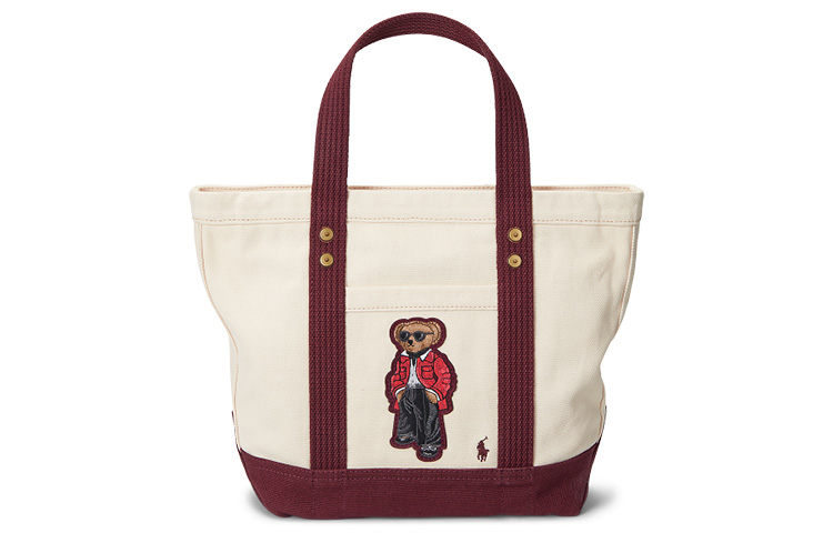 Polo Ralph Lauren Polo Bear Fabric One Shoulder Handbag Small Women's Light Umber & Dark Burgundy
Polo Ralph Lauren Polo Bear Fabric One Shoulder Handbag Small Women's Light Umber & Dark Burgundy