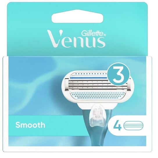Сменные лезвия для женщин, 4 шт. Gillette, Venus Smooth
Сменные лезвия для женщин, 4 шт. Gillette, Venus Smooth