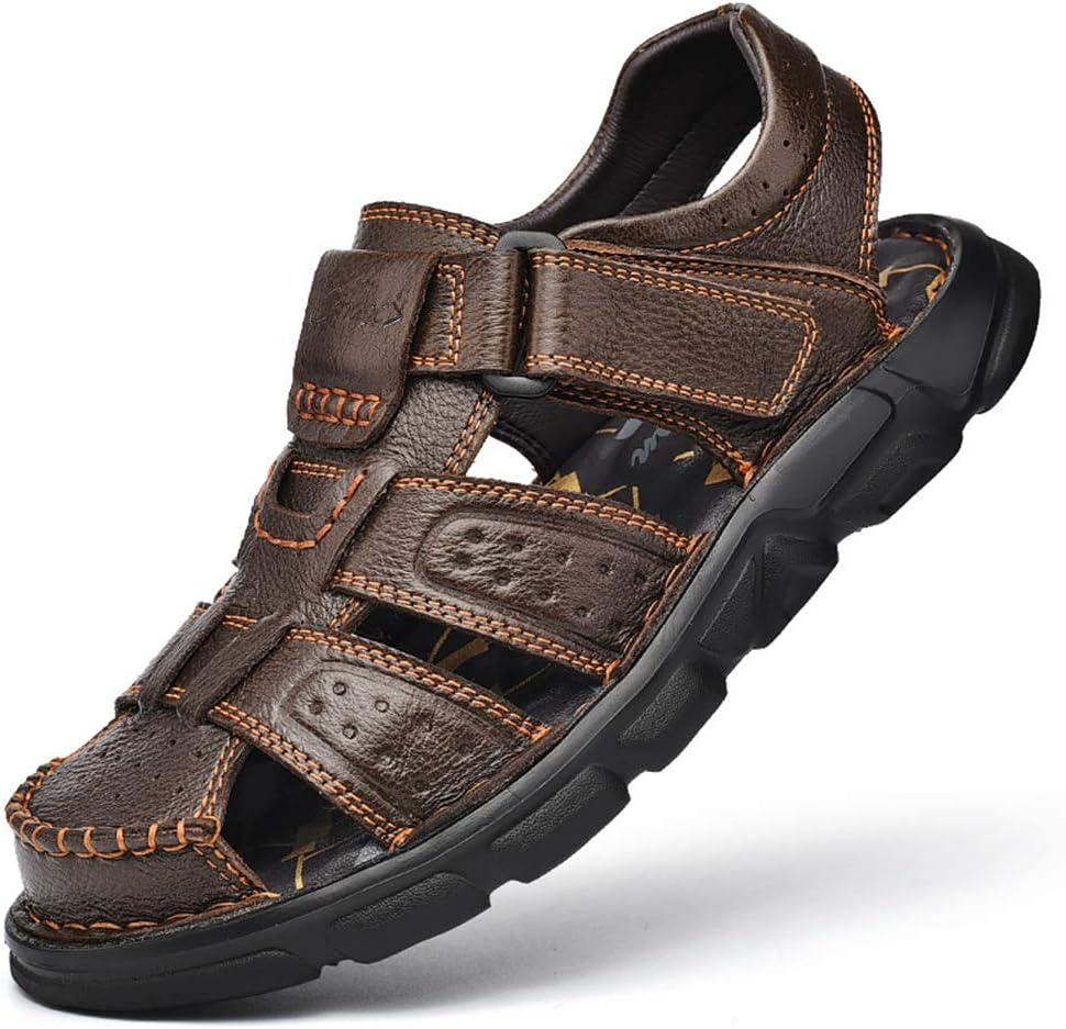 Мужские закрытые кожаные туфли для улицы, ручной работы, регулируемые летние сандалии-рыбака для мужчин Cmaocv, коричневый
Мужские закрытые кожаные туфли для улицы, ручной работы, регулируемые летние сандалии-рыбака для мужчин Cmaocv, коричневый