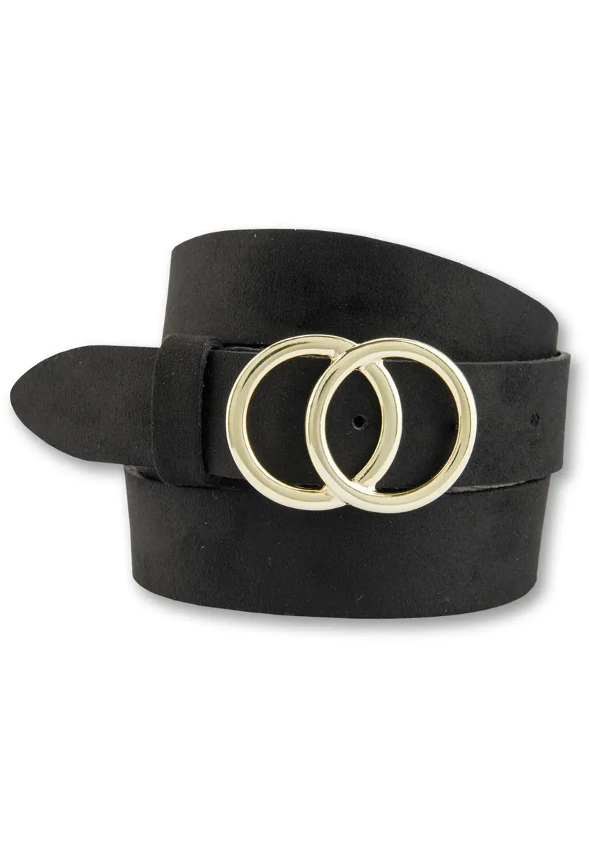 Ремень BERND GÖTZ, с золотистой застежкой в форме кольца, ремень из замшевой кожи, черный
Ремень BERND GÖTZ, с золотистой застежкой в форме кольца, ремень из замшевой кожи, черный