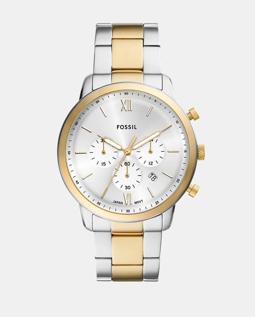 Мужские часы Neutra FS6112 двухцветный стальной хронограф Fossil, мультиколор
Мужские часы Neutra FS6112 двухцветный стальной хронограф Fossil, мультиколор