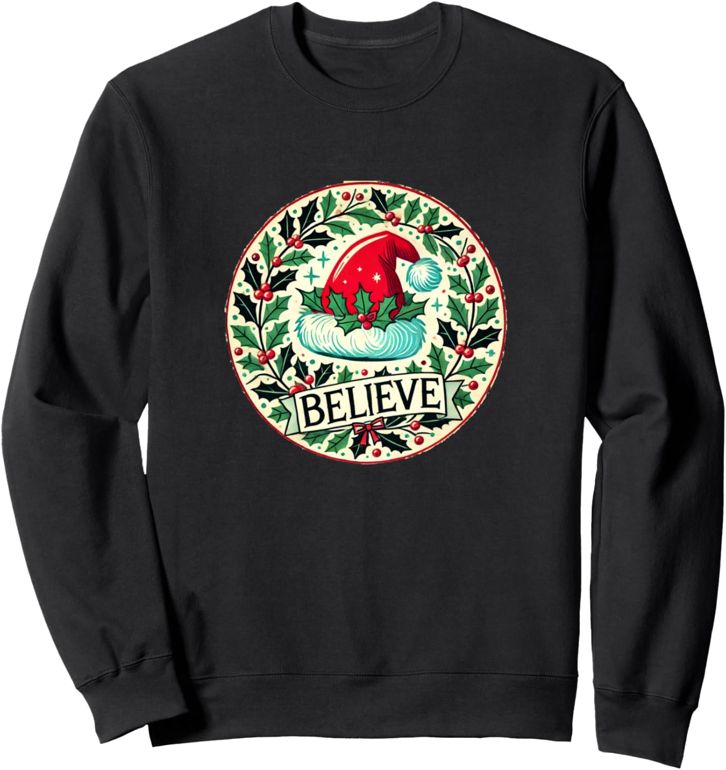 Толстовка с рисунком «Я верю в Санта-Клауса» Retro Santa Lovers Snugg, черный
Толстовка с рисунком «Я верю в Санта-Клауса» Retro Santa Lovers Snugg, черный