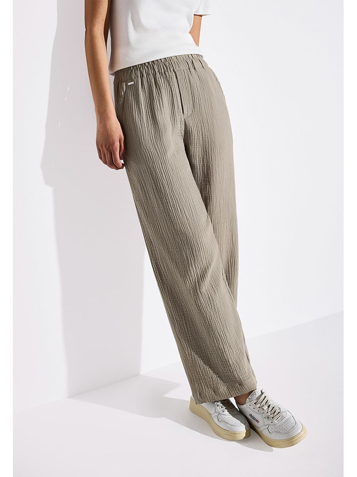 Тканевые брюки Street One, бежевый
Тканевые брюки Street One, бежевый