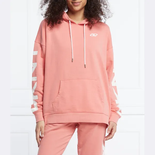 Толстовка свободного кроя с эффектом кракелюра Dkny, красный
Толстовка свободного кроя с эффектом кракелюра Dkny, красный