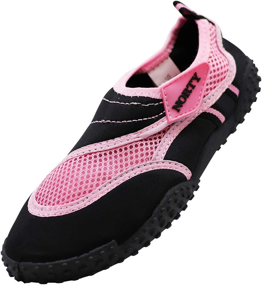 Водные туфли для женщин, обувь для плавания для женщин, пляжная обувь для женщин, водные носки Norty, черный/розовый
Водные туфли для женщин, обувь для плавания для женщин, пляжная обувь для женщин, водные носки Norty, черный/розовый
