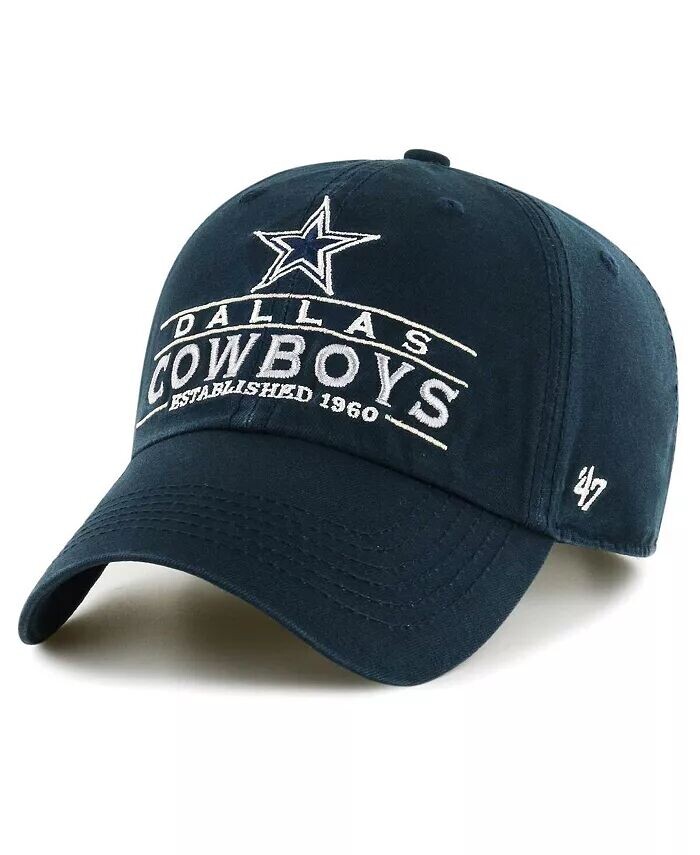 Мужская темно-синяя регулируемая шляпа Dallas Cowboys Vernon Clean Up '47 Brand, синий
Мужская темно-синяя регулируемая шляпа Dallas Cowboys Vernon Clean Up '47 Brand, синий