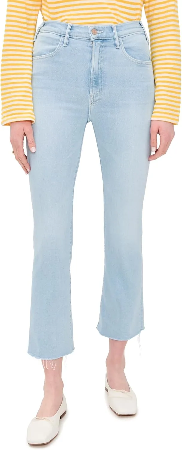 MOTHER Женские джинсы The Hustler с потертостью на щиколотке
MOTHER Женские джинсы The Hustler с потертостью на щиколотке