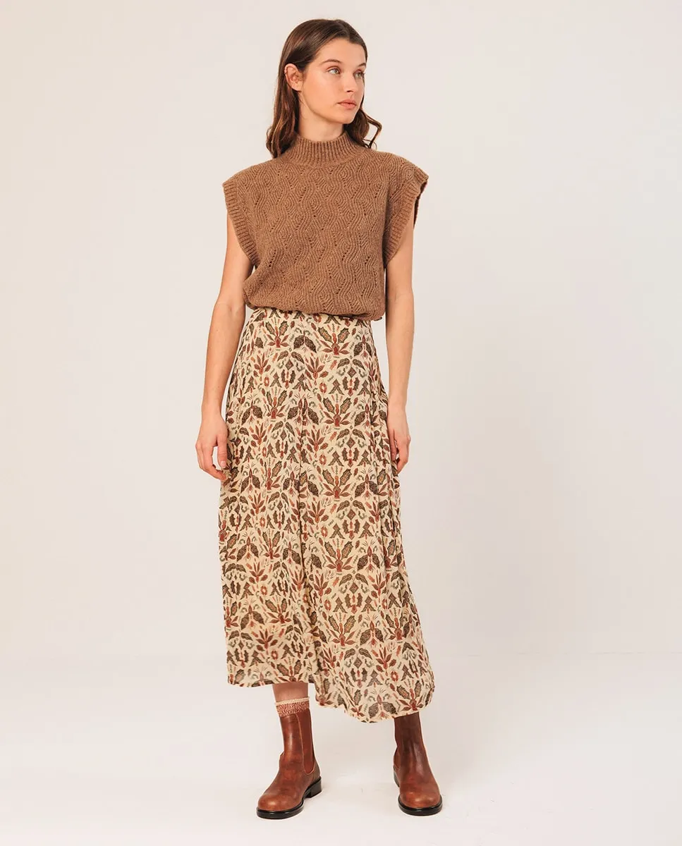 Юбка миди с принтом Indi & Cold, бежевый
Юбка миди с принтом Indi & Cold, бежевый