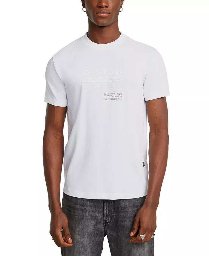 Мужская футболка с коротким рукавом Originals с логотипом G-Star Raw, белый
Мужская футболка с коротким рукавом Originals с логотипом G-Star Raw, белый