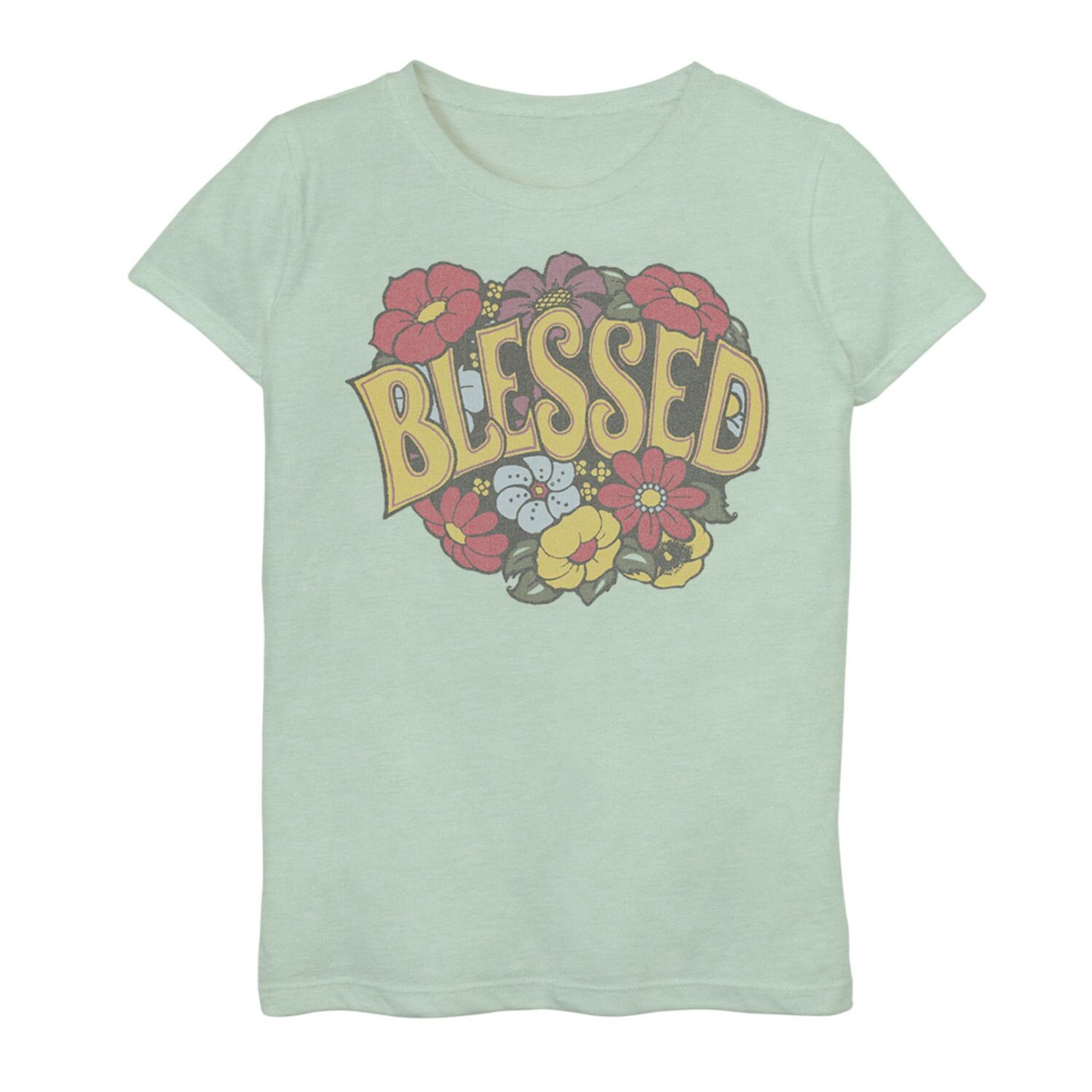 Футболка с рисунком Fifth Sun Blessed для девочек 7–16 лет Unbranded, светло-зеленый
Футболка с рисунком Fifth Sun Blessed для девочек 7–16 лет Unbranded, светло-зеленый