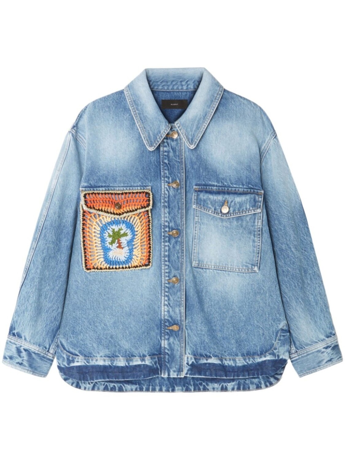 Alanui рубашка Sunny Crochet, синий
Alanui рубашка Sunny Crochet, синий