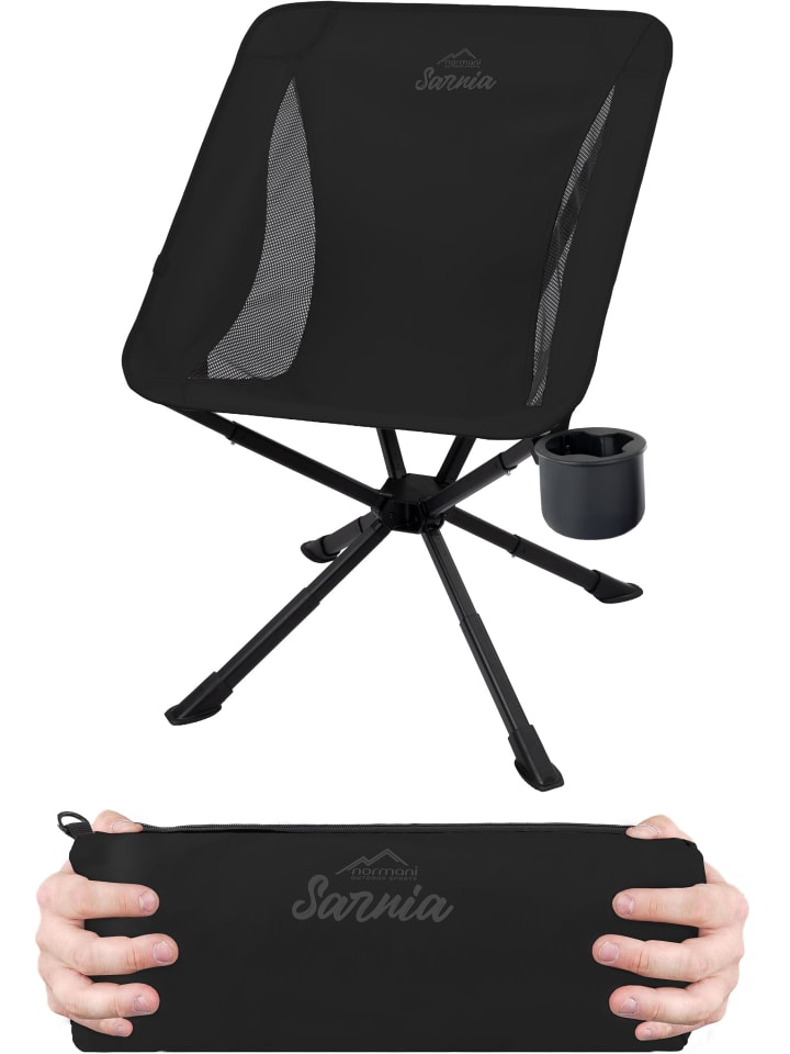 Normani Outdoor Sports Кемпинговый стул Sarnia с подстаканником, черный
Normani Outdoor Sports Кемпинговый стул Sarnia с подстаканником, черный