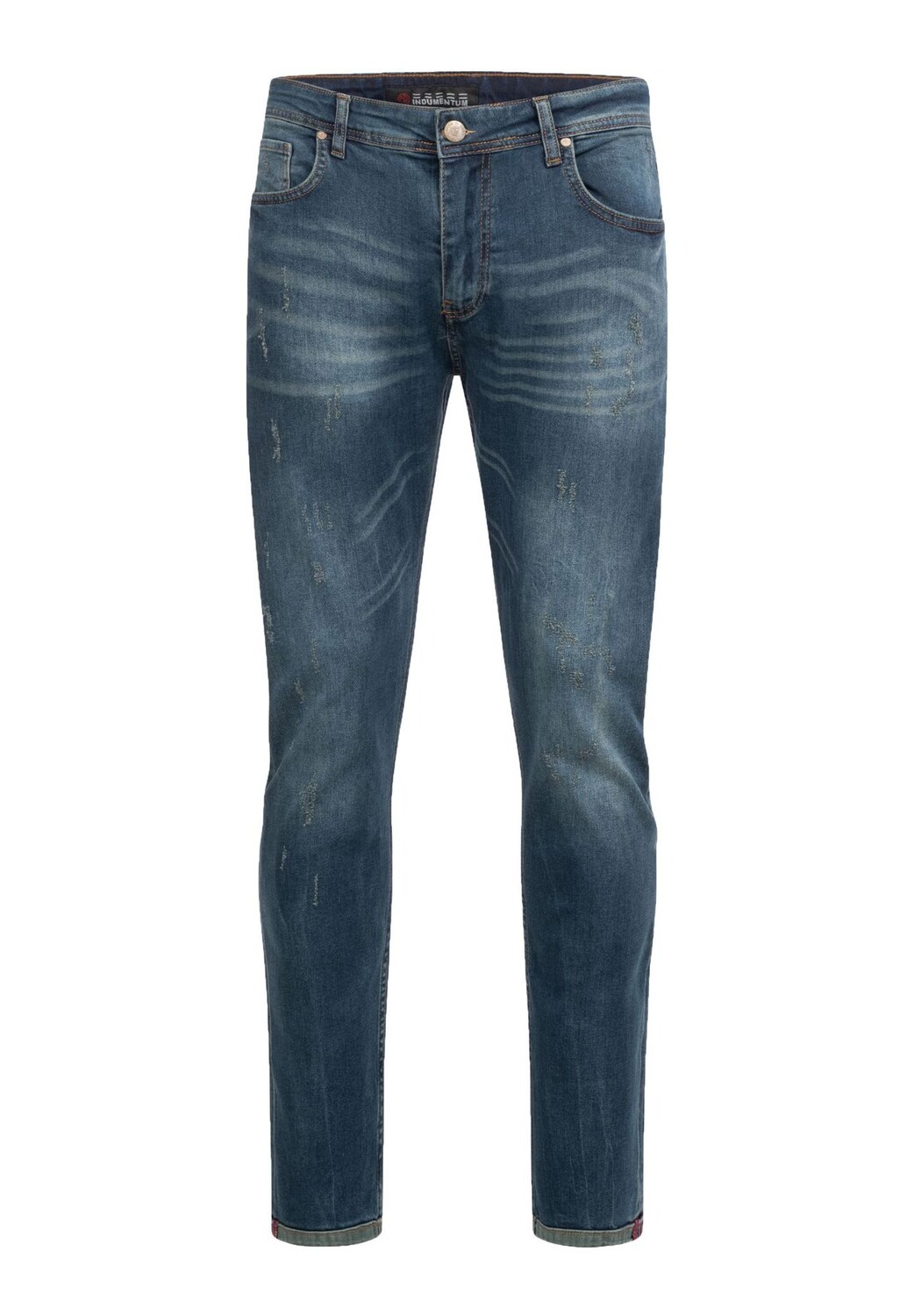 Джинсы прямого кроя стандартного кроя INDUMENTUM, синий
Джинсы прямого кроя стандартного кроя INDUMENTUM, синий