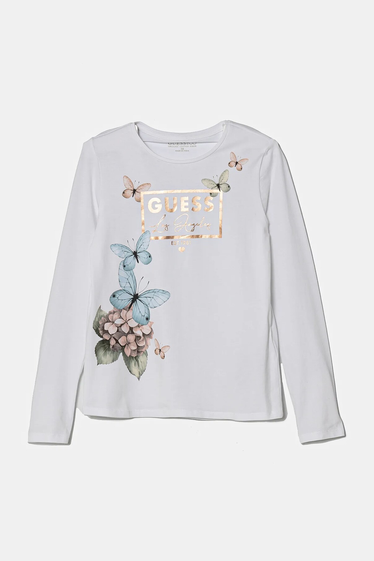 Детская футболка с длинным рукавом Guess, белый
Детская футболка с длинным рукавом Guess, белый