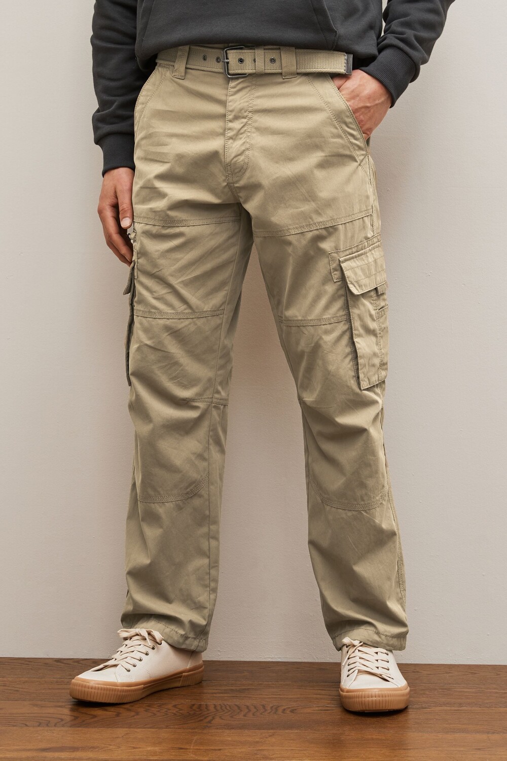 Технические брюки-карго с поясом Next, коричневый
Технические брюки-карго с поясом Next, коричневый