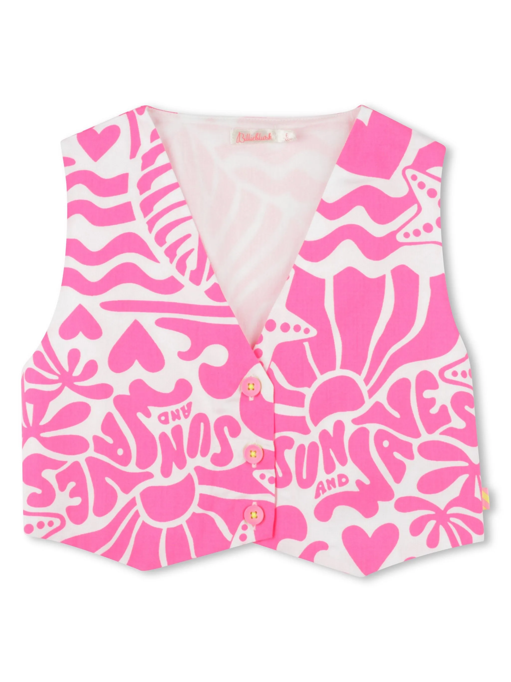 Жилет с графичным принтом Billieblush, розовый
Жилет с графичным принтом Billieblush, розовый