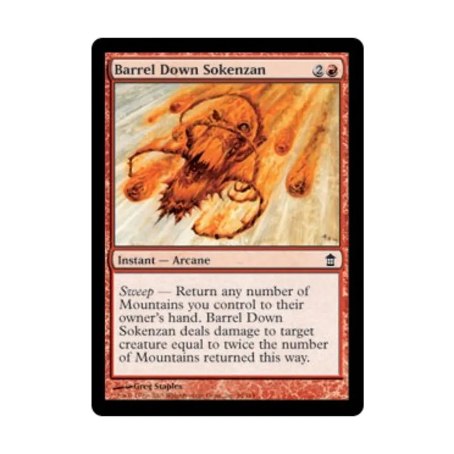 CCG Сокензан «Бочка вниз» (клавиша C), MTG - Saviors of Kamigawa
CCG Сокензан «Бочка вниз» (клавиша C), MTG - Saviors of Kamigawa