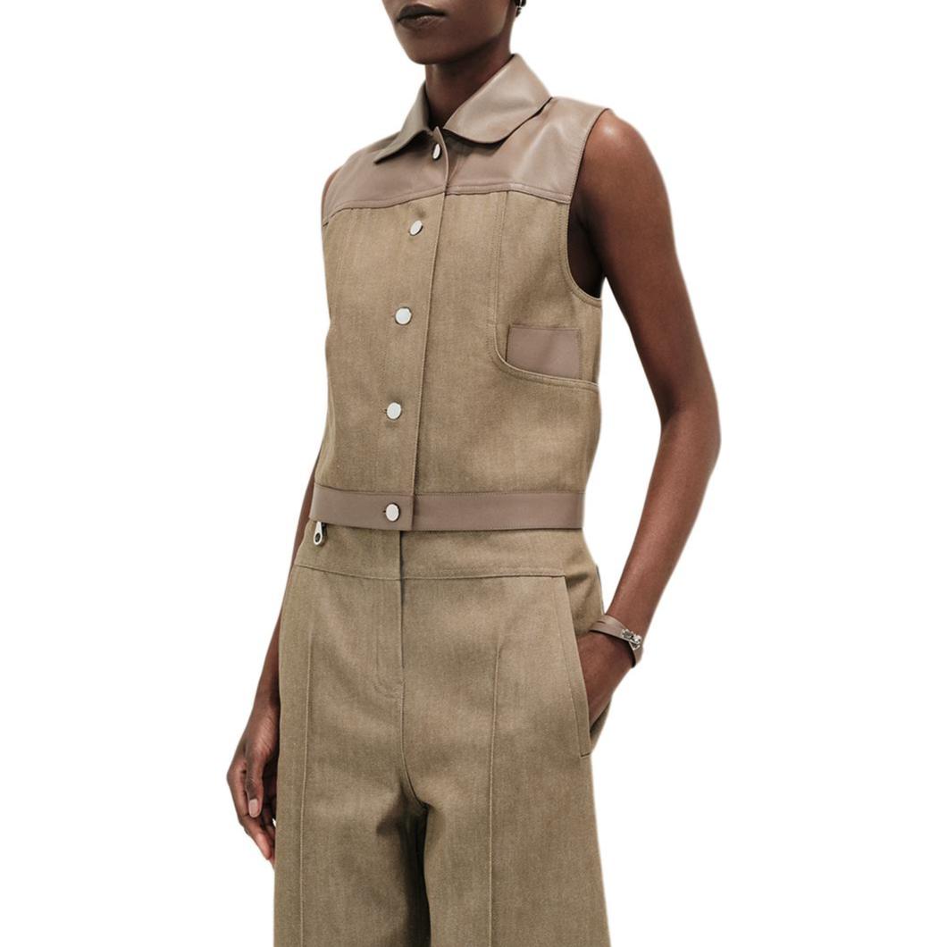 HERMES Женская куртка чайного цвета, Tea Green 
HERMES Женская куртка чайного цвета, Tea Green