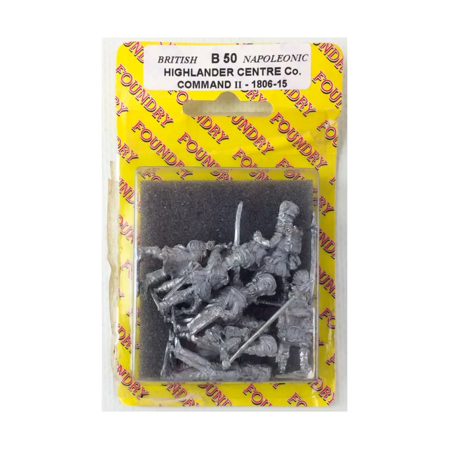 Командование британской роты горцев II (1806–1815 гг.), Historical Miniatures - Napoleonic (28mm) (The Foundry)
Командование британской роты горцев II (1806–1815 гг.), Historical Miniatures - Napoleonic (28mm) (The Foundry)