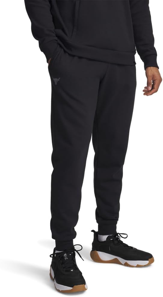 Мужские флисовые джоггеры Project Rock от Under Armour, (001) Black/Castlerock
Мужские флисовые джоггеры Project Rock от Under Armour, (001) Black/Castlerock