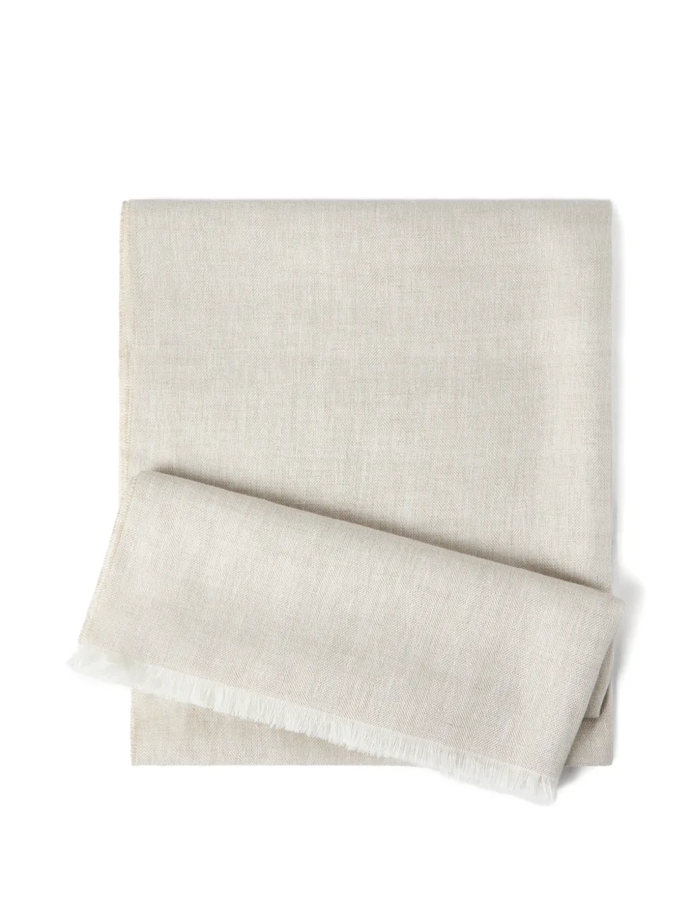 Блестящий льняной шарф Brunello Cucinelli, бежевый
Блестящий льняной шарф Brunello Cucinelli, бежевый