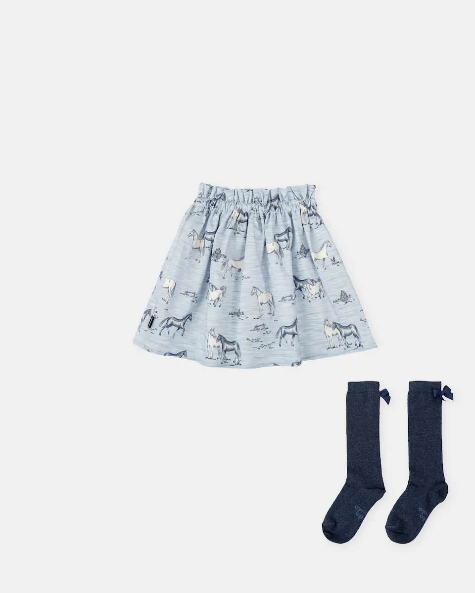 Набор для девочки фарфоровая юбка с носками Tutto Piccolo, светло-голубой
Набор для девочки фарфоровая юбка с носками Tutto Piccolo, светло-голубой