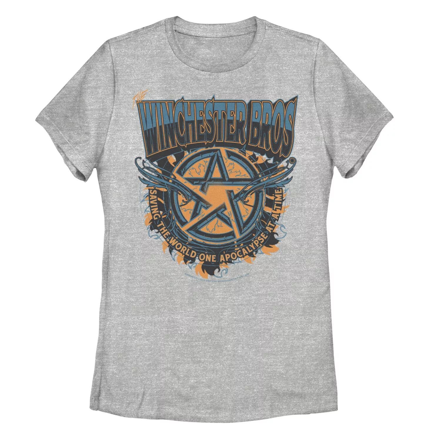 Футболка с логотипом на груди Supernatural Supernatural Winchester Bros. Licensed Character
Футболка с логотипом на груди Supernatural Supernatural Winchester Bros. Licensed Character