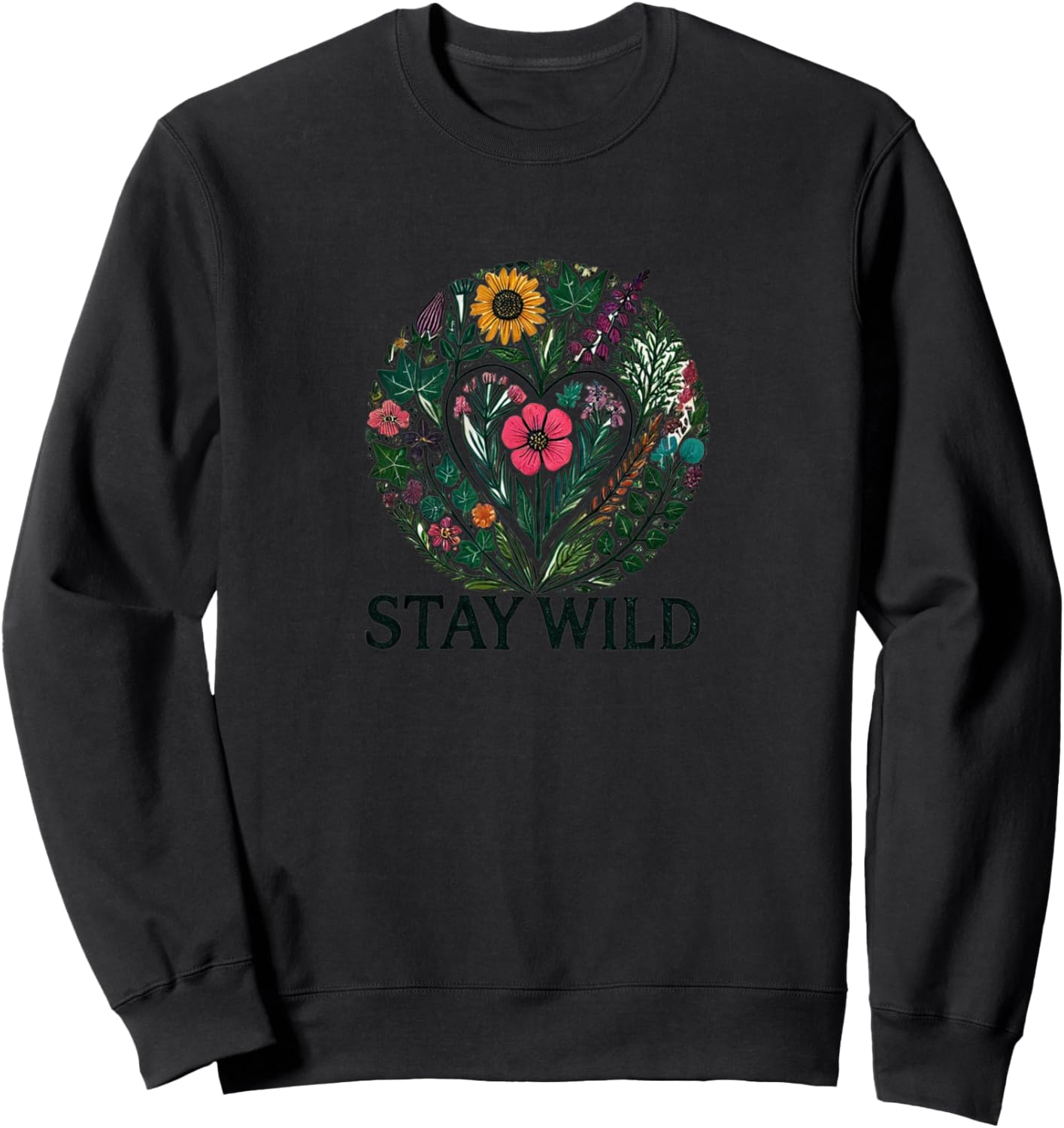 Толстовка с изображением полевых цветов и ботаническим рисунком Wildflower Lovers Snugg, черный
Толстовка с изображением полевых цветов и ботаническим рисунком Wildflower Lovers Snugg, черный