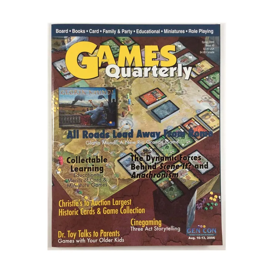 Журнал #9 "Christie's to Auction Largest Historic Cards & Game Collection Ever", Games Quarterly Magazine
Журнал #9 "Christie's to Auction Largest Historic Cards & Game Collection Ever", Games Quarterly Magazine