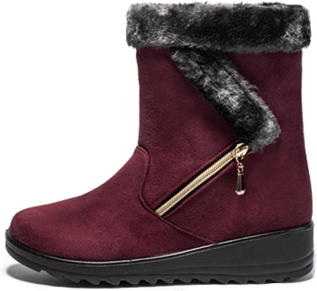 Женские зимние сапоги DHAEY, с меховой подкладкой, боковой молнией, мужские меховые ботиночки, теплые, противоскользящие, износостойкие, удобные, с низким каблуком, повседневные зимние сапоги (цвет: коричневый, размер: 5,5 для женщин / 4 для муж...
Женские зимние сапоги DHAEY, с меховой подкладкой, боковой молнией, мужские меховые ботиночки, теплые, противоскользящие, износостойкие, удобные, с низким каблуком, повседневные зимние сапоги (цвет: коричневый, размер: 5,5 для женщин / 4 для муж...