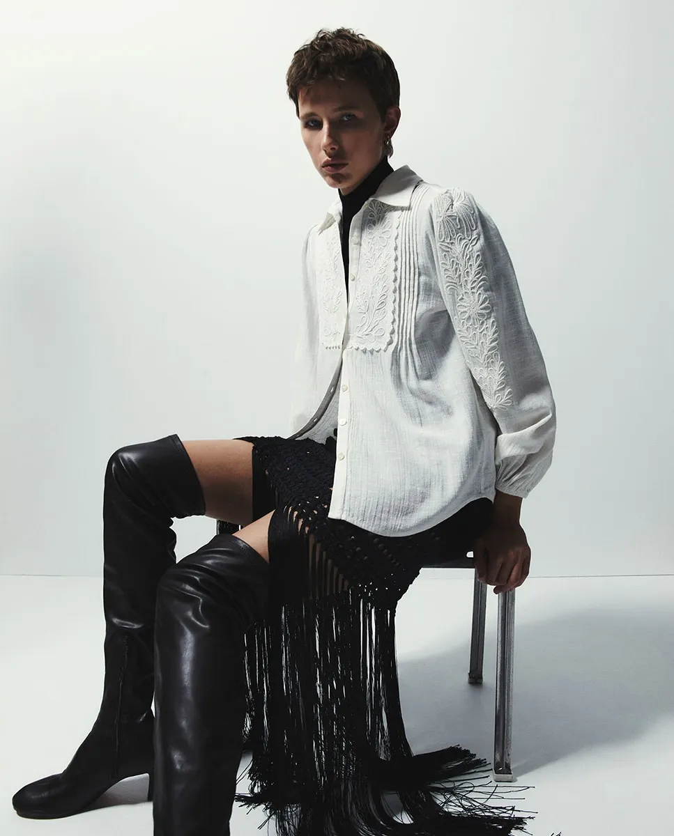 Вышитая рубашка Sfera, белый
Вышитая рубашка Sfera, белый