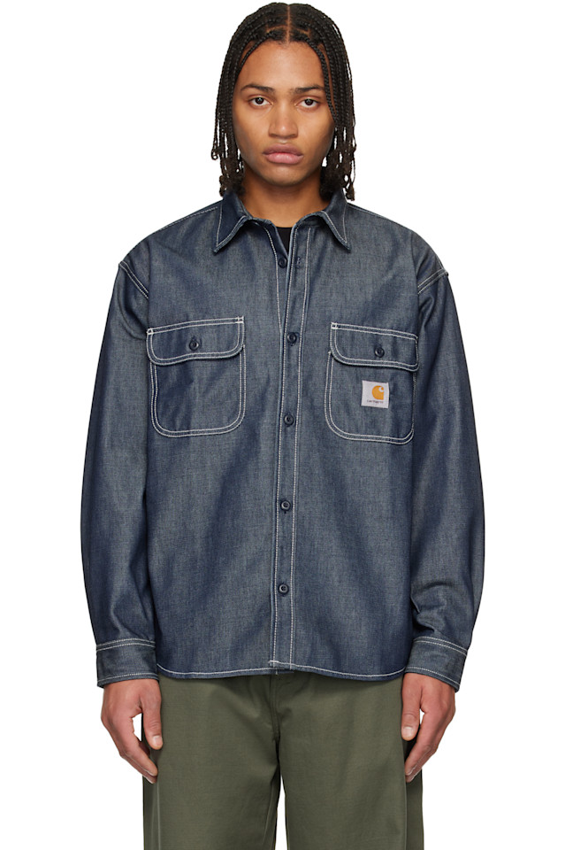 Джинсовая рубашка Tigan Carhartt Work In Progress, синий
Джинсовая рубашка Tigan Carhartt Work In Progress, синий