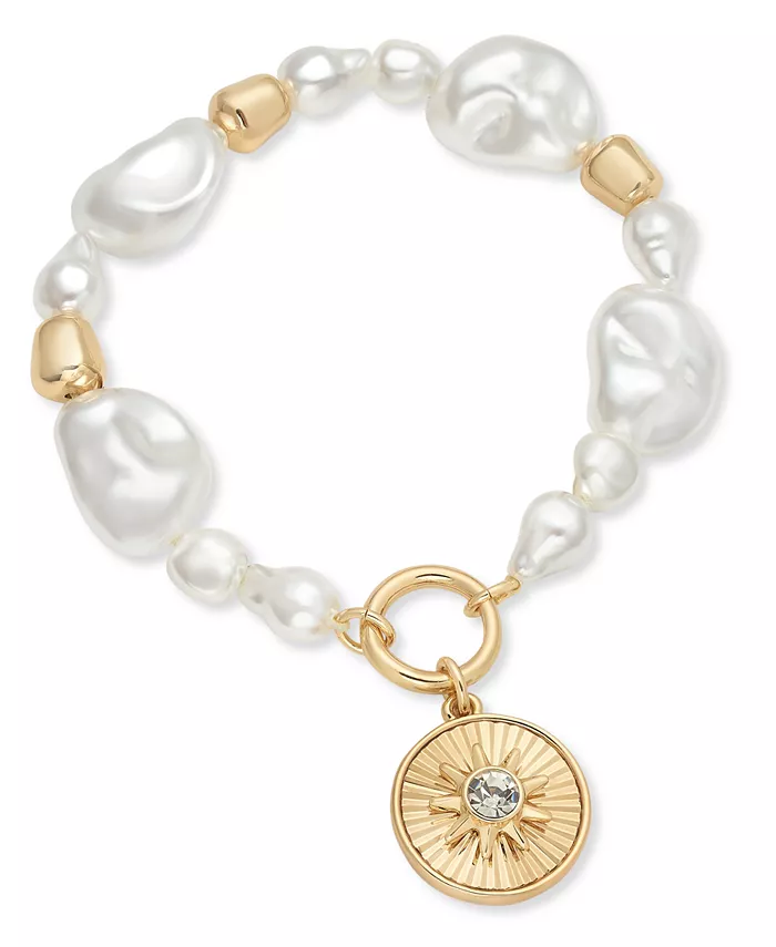 Браслет с золотистым кристаллом и искусственным жемчугом On 34th, золотой
Браслет с золотистым кристаллом и искусственным жемчугом On 34th, золотой