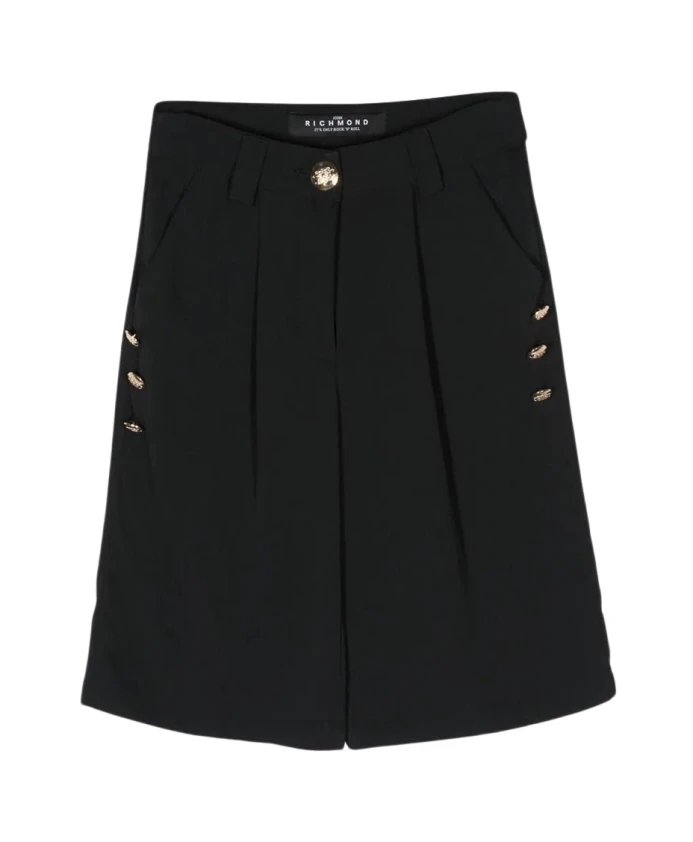 Широкие короткие брюки палаццо Richmond, черный
Широкие короткие брюки палаццо Richmond, черный