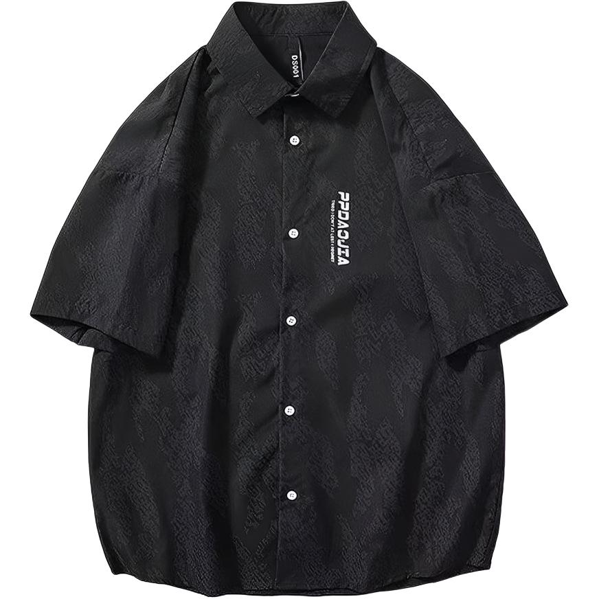 Рубашка Unisex Lapel Moderate ZIAREL, черный
Рубашка Unisex Lapel Moderate ZIAREL, черный