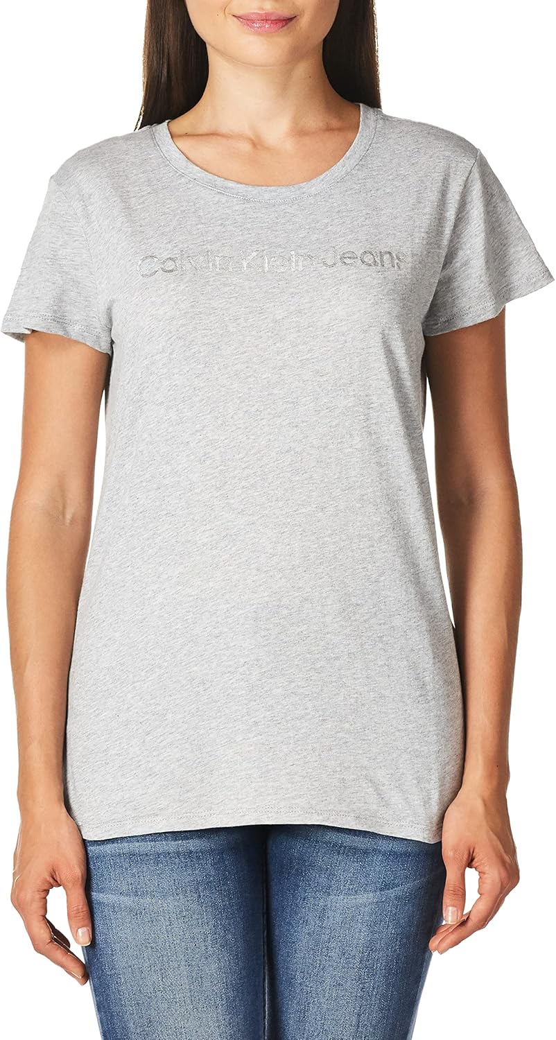 Женская футболка Calvin Klein Iconic с коротким рукавом, Pearl Heather Grey
Женская футболка Calvin Klein Iconic с коротким рукавом, Pearl Heather Grey