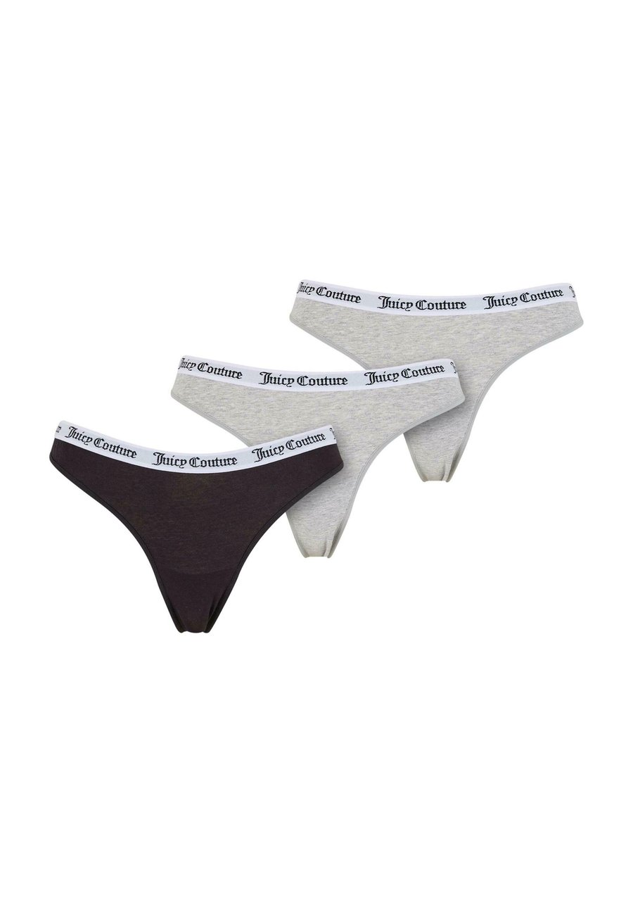 Трусы Juicy Couture DANA 3 PACK, Multi Black/Grey/Grey/Black
Трусы Juicy Couture DANA 3 PACK, Multi Black/Grey/Grey/Black