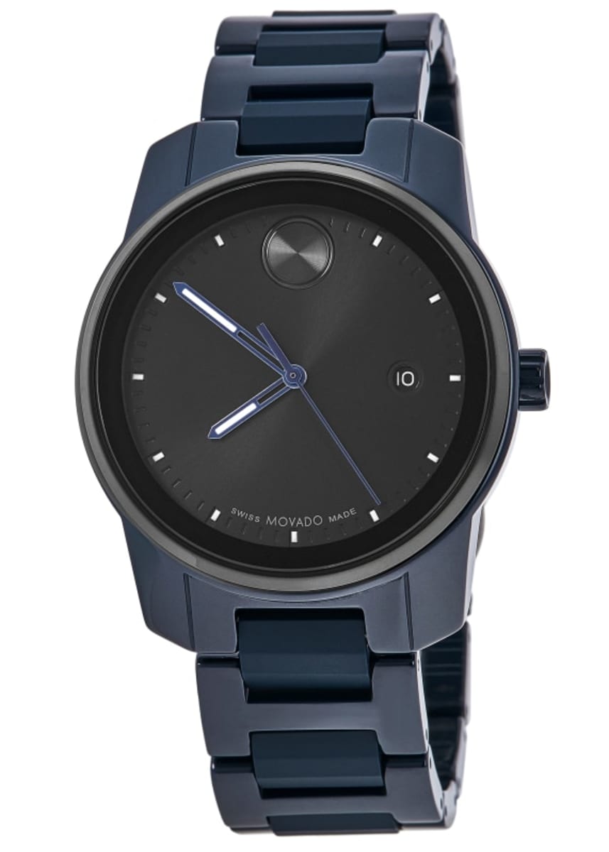 Movado Bold Verso Quartz с черным циферблатом, синей керамикой и сталью, мужские часы 3600864
Movado Bold Verso Quartz с черным циферблатом, синей керамикой и сталью, мужские часы 3600864