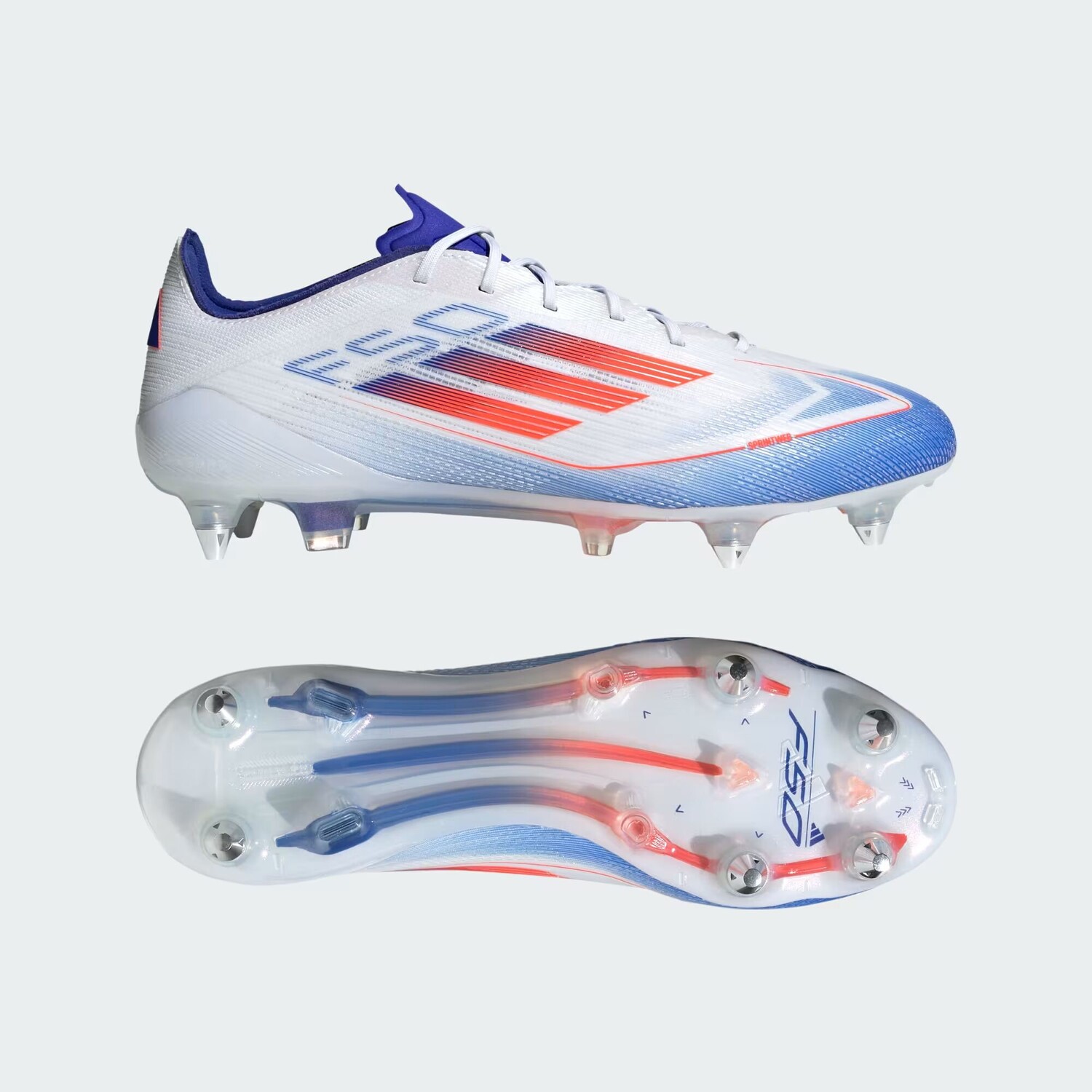 Футбольные бутсы F50 Elite с мягким грунтом Adidas, цвет Cloud White/Solar Red/Lucid Blue
Футбольные бутсы F50 Elite с мягким грунтом Adidas, цвет Cloud White/Solar Red/Lucid Blue