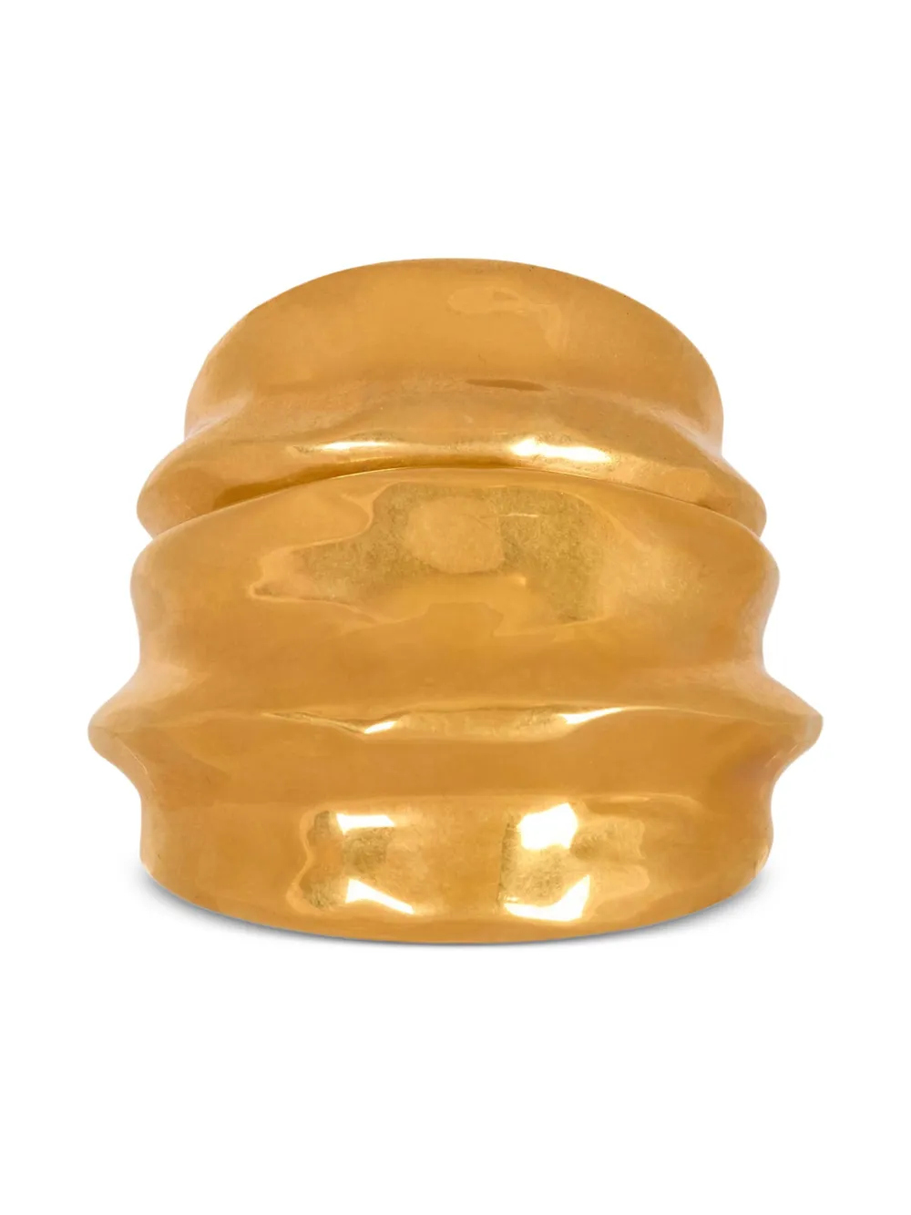 Золотой браслет в форме бамбука Balmain
Золотой браслет в форме бамбука Balmain