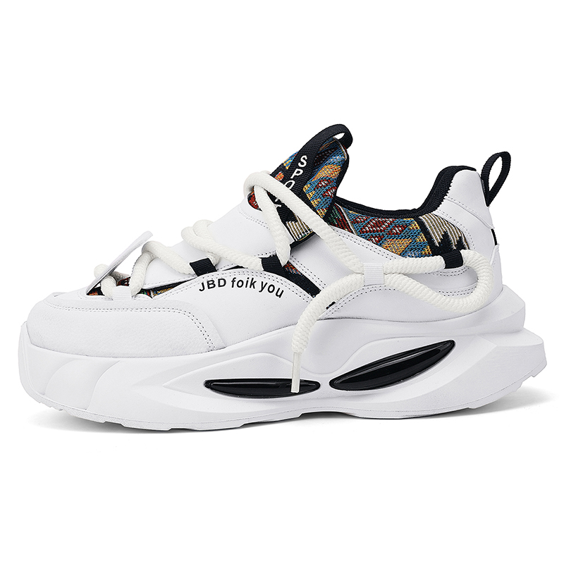 Нескользящие, износостойкие, дышащие низкие кроссовки на массивной подошве для мужчин JANECO, White Black
Нескользящие, износостойкие, дышащие низкие кроссовки на массивной подошве для мужчин JANECO, White Black