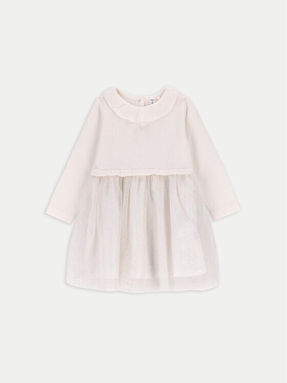 Трикотажное платье обычного кроя Coccodrillo, экрю