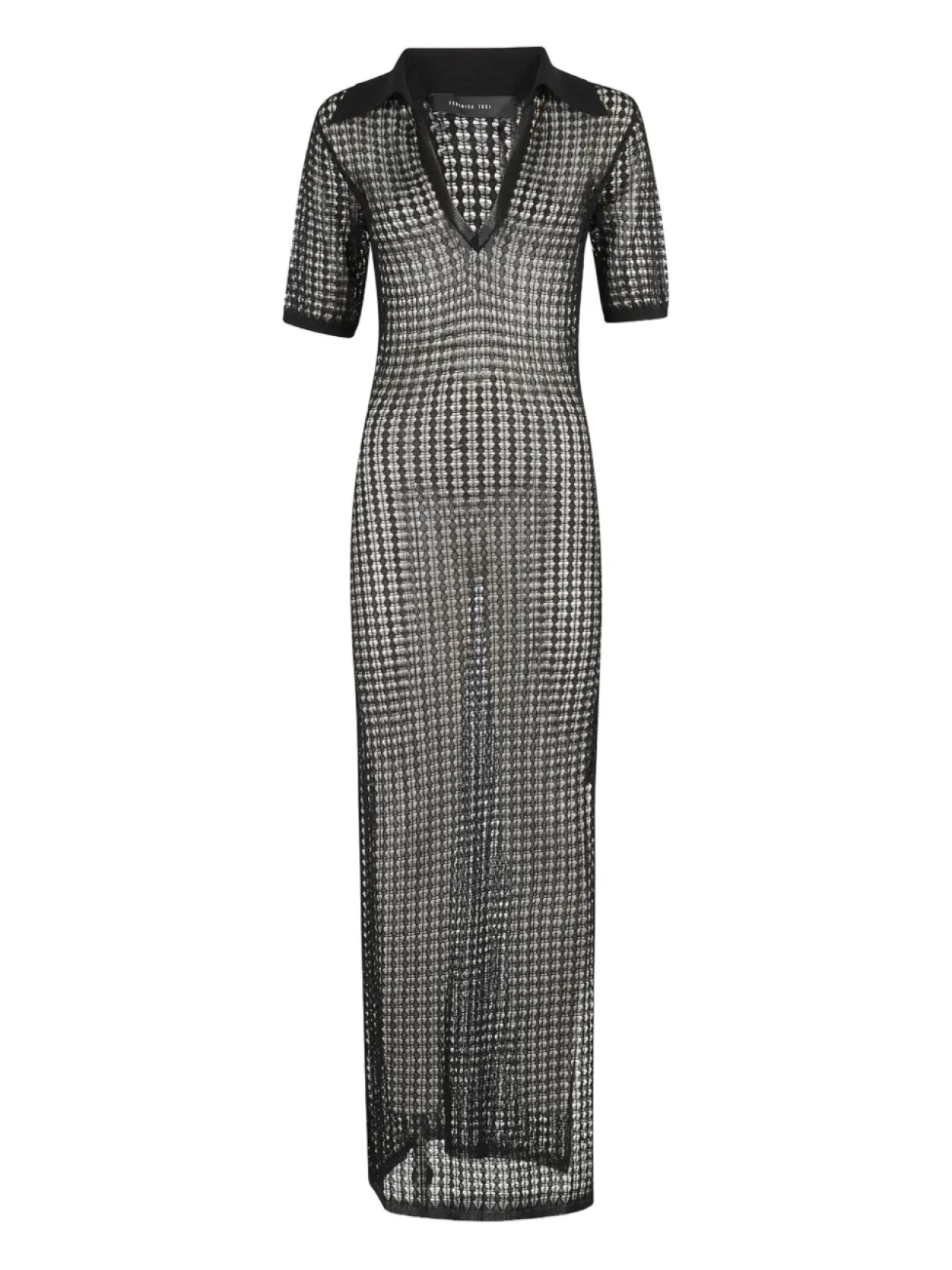 Платье макси рыхлой вязки Federica Tosi, черный
Платье макси рыхлой вязки Federica Tosi, черный