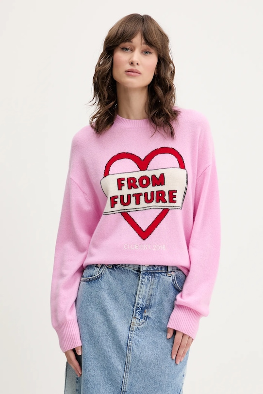 Свитер кашемировый From Future, розовый
Свитер кашемировый From Future, розовый