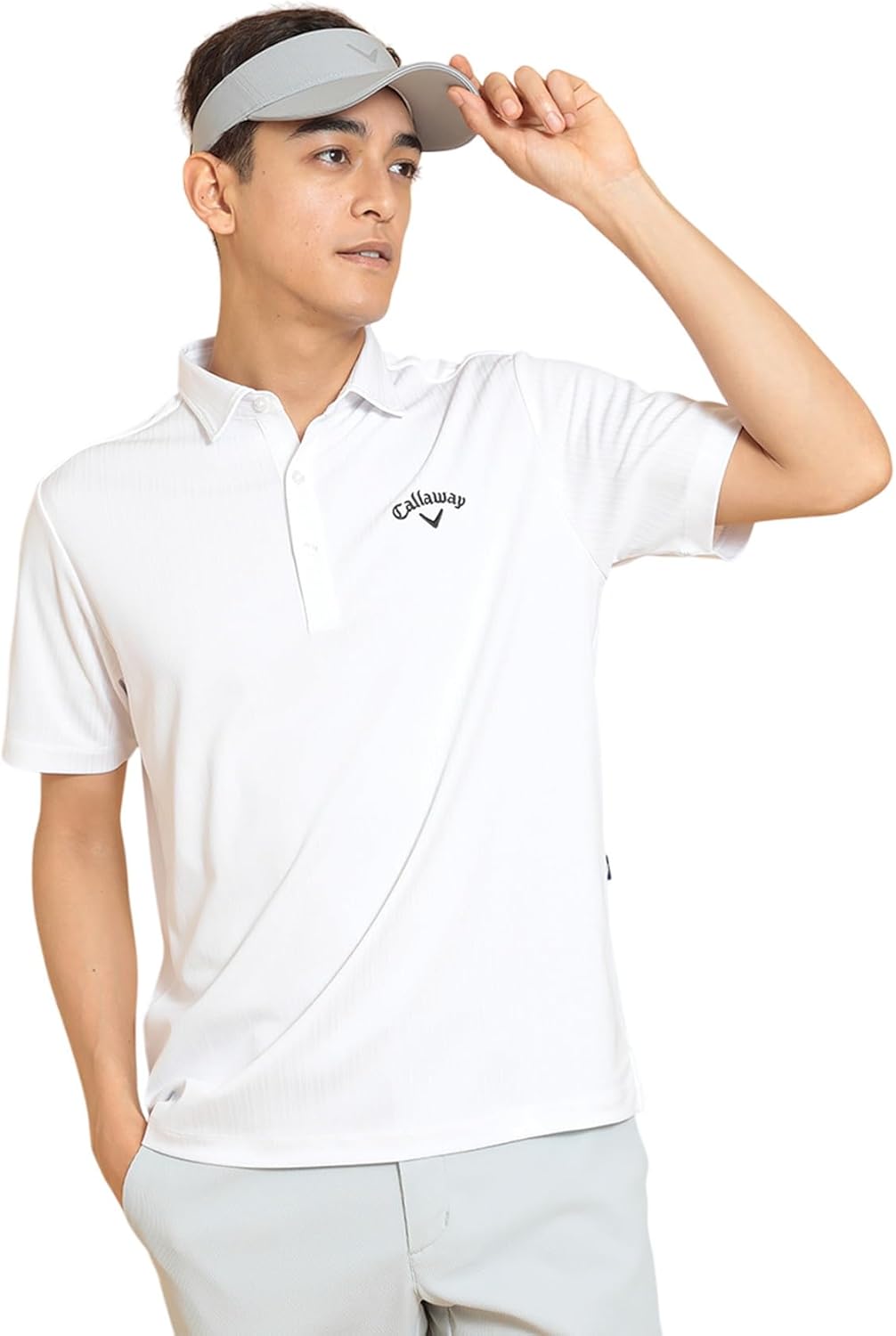 Мужская рубашка-поло Callaway с коротким рукавом (впитывает пот, быстро сохнет, имеет охлаждающую подкладку) / для гольфа / C25134107 Мужская, белый
Мужская рубашка-поло Callaway с коротким рукавом (впитывает пот, быстро сохнет, имеет охлаждающую подкладку) / для гольфа / C25134107 Мужская, белый