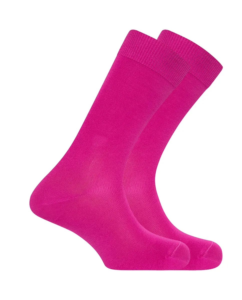 Набор из 2 пар мужских бамбуковых носков с противодавящей манжетой цвета фуксии Punto Blanco 
Набор из 2 пар мужских бамбуковых носков с противодавящей манжетой цвета фуксии Punto Blanco