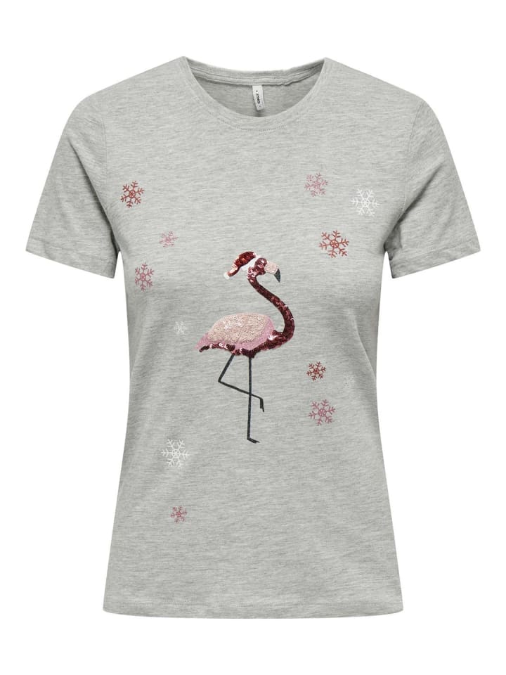 Футболка ONLY, светло-серый меланж
Футболка ONLY, светло-серый меланж